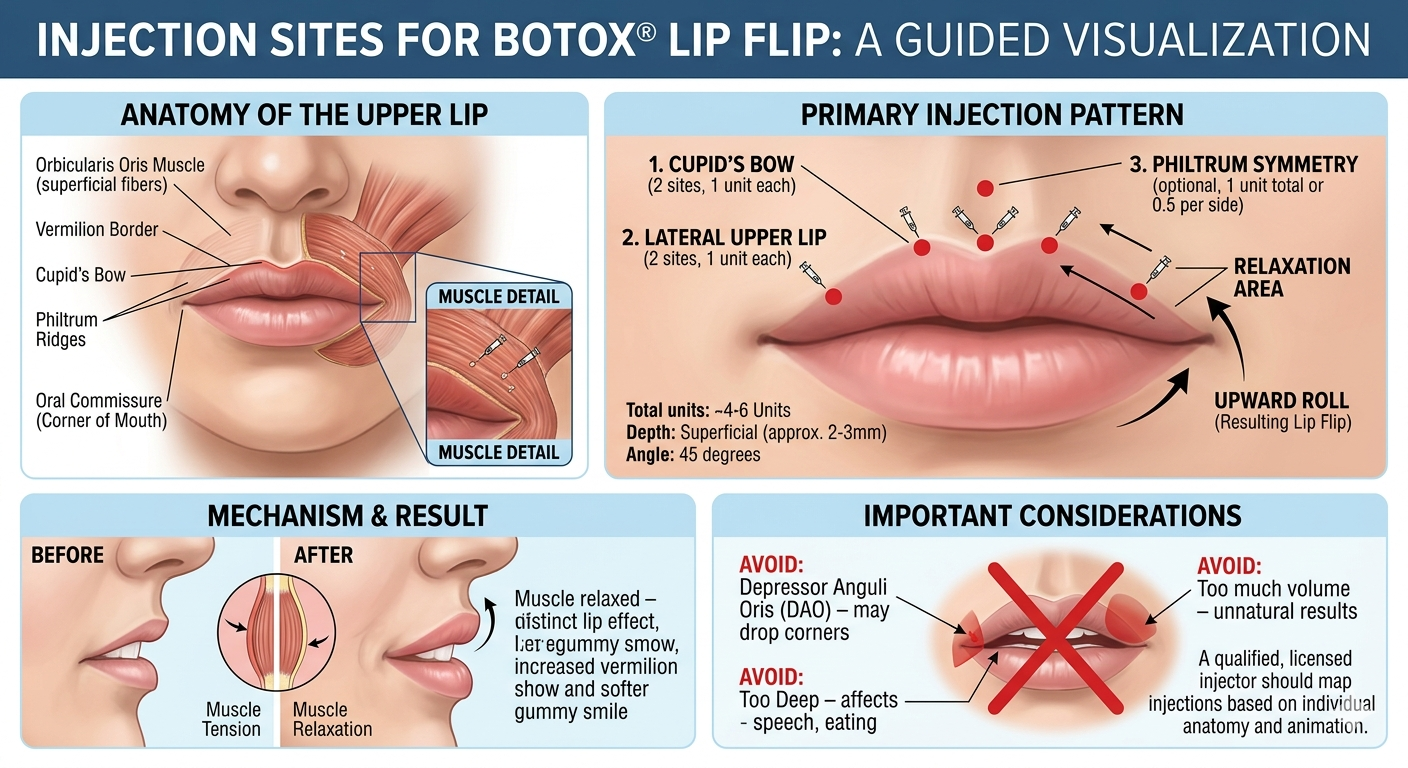 Where To Inject Botox For Lip Flip