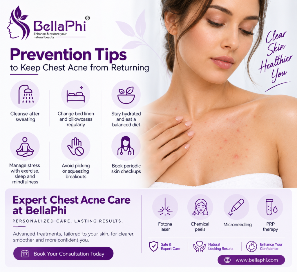 How to Get Rid of Chest Acne: Prevention